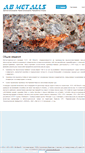 Mobile Screenshot of abmetalls.com
